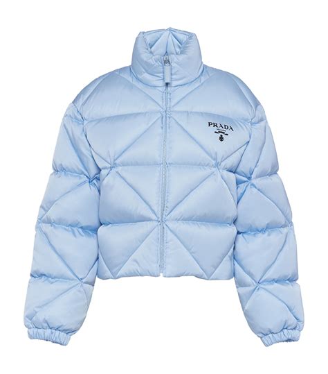 prada puffer vest white|prada puffer jacket cropped.